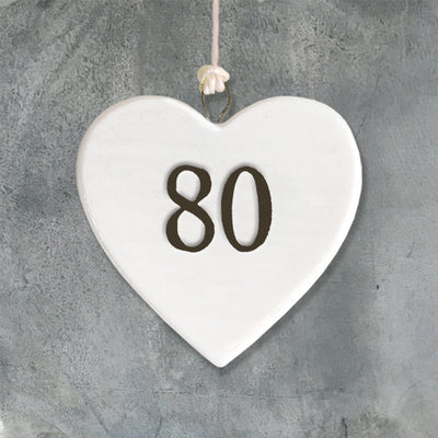80th Small Heart