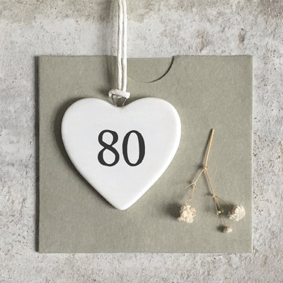 80th Small Heart