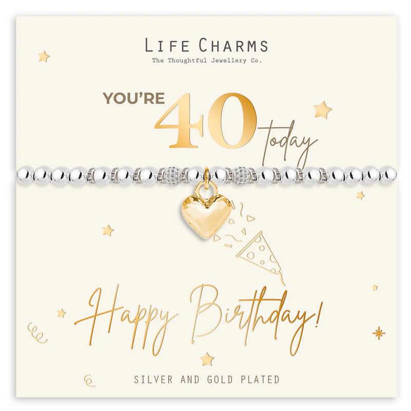 40th Birthday Bracelet