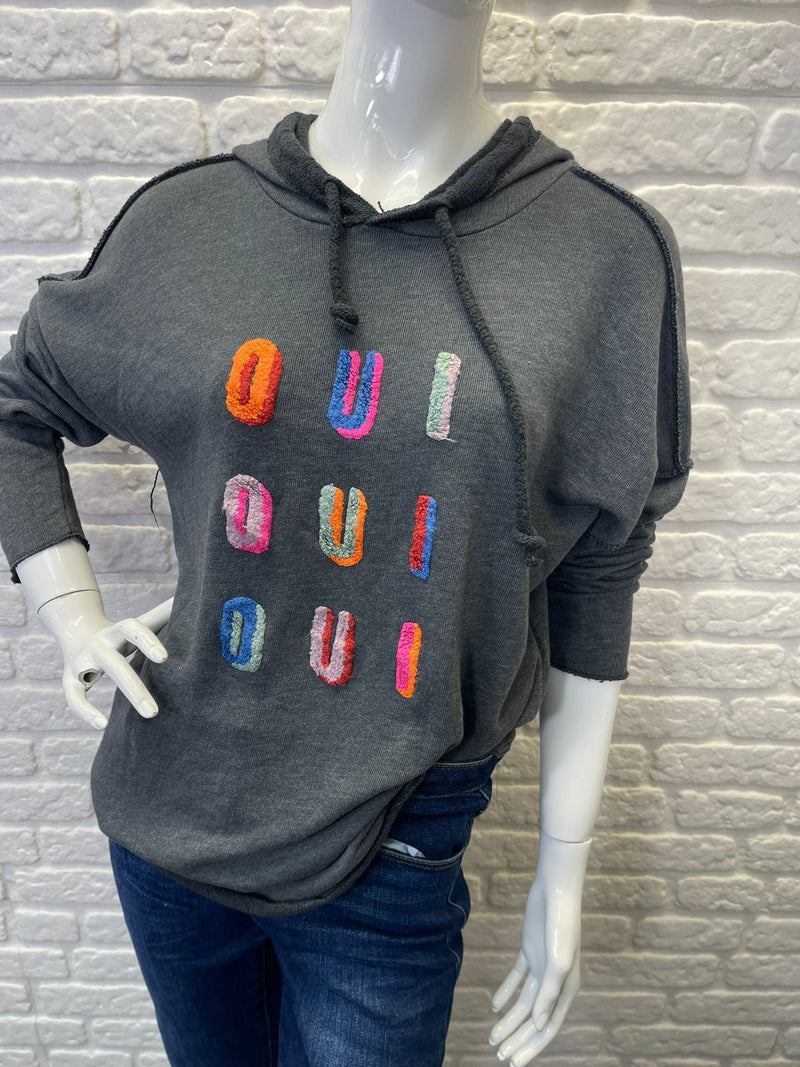 Oui Oui Oui Hoodie - More Colours Available