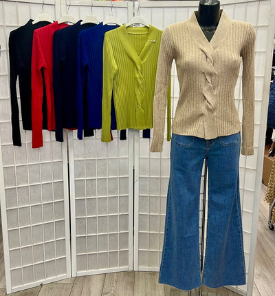 Plait Style Jumper - More Colours Available