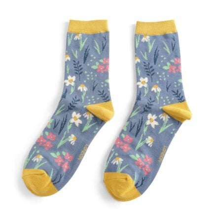 Meadow Denim Bamboo Socks