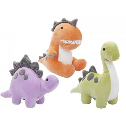 Purple Stegosaurus Dinosaur Oh So Soft Toy