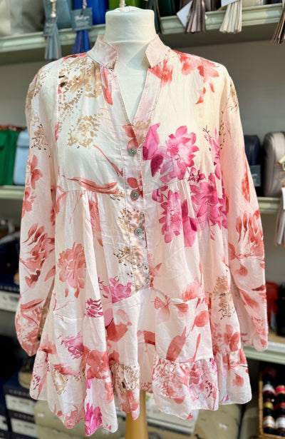Rose Silk Shirt - More Colours Available