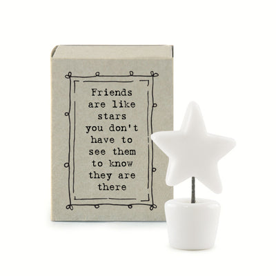 Friends Are Like Stars Matchbox