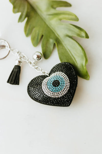 Turkish Eye Heart Keyring