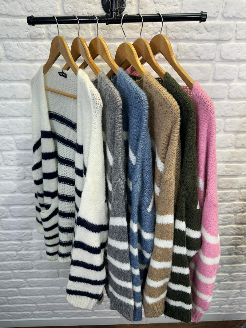 Sally Stripe Cardigan