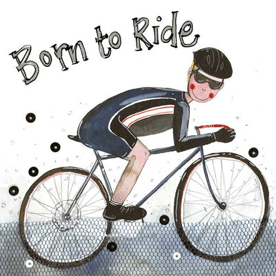 Born to Ride Bike Keyring