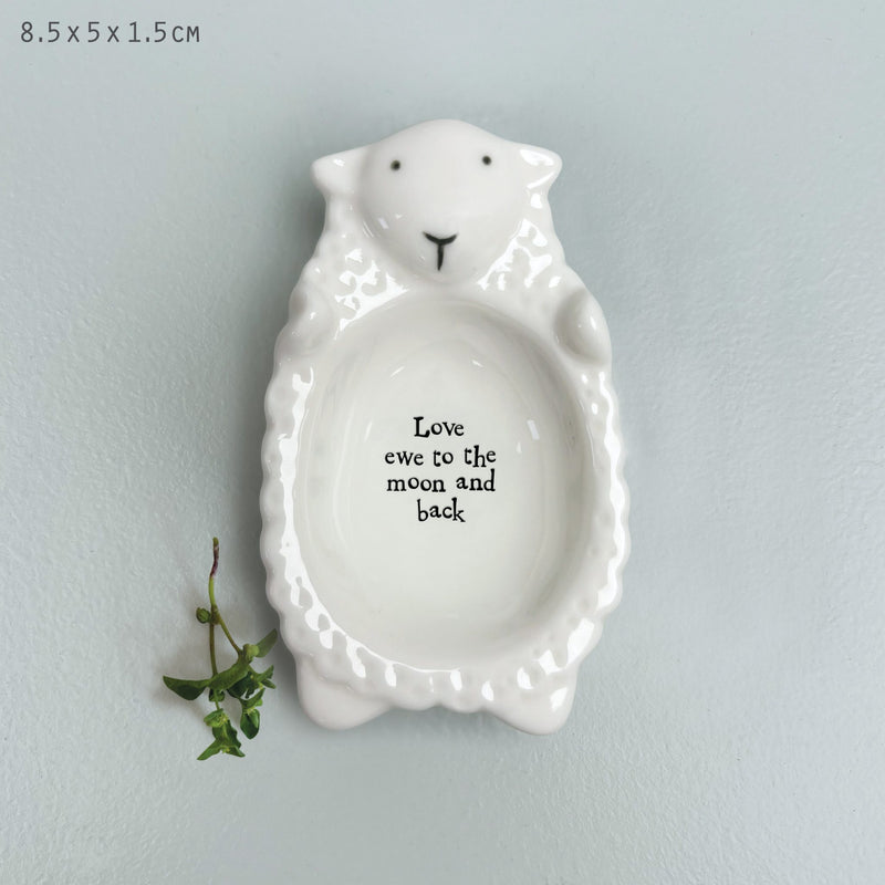 Love Ewe Sheep Dish