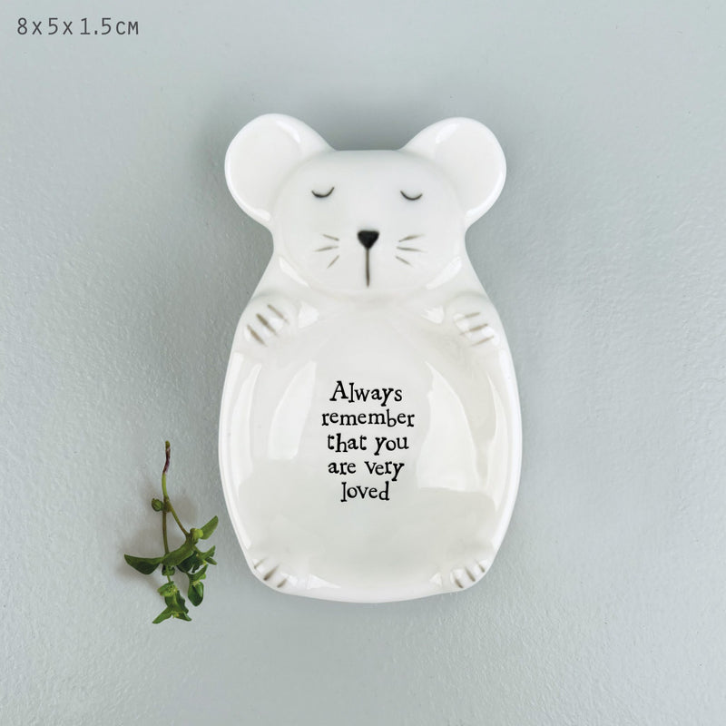Remember That You Are Loved Mouse Dish