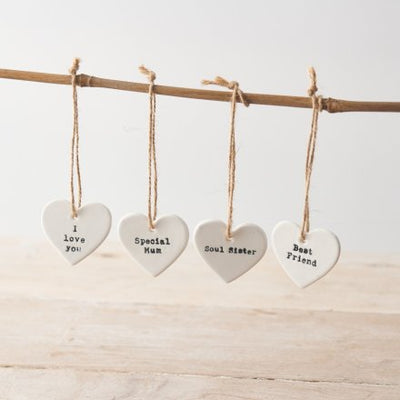 I Love You Hanging Heart Decor