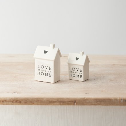 Love Begins At Home Porcelain House
