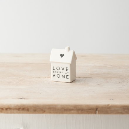 Love Begins At Home Porcelain House