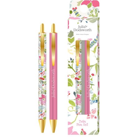 Pink Botanical Pen Twin Set