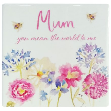 Floral Mum Coaster