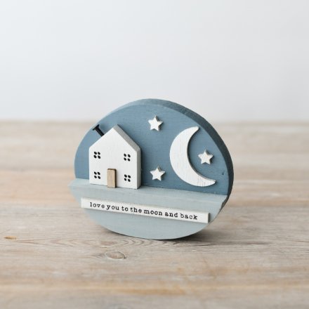 Love You To The Moon & Back Plaque