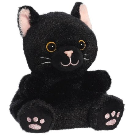 Palm Pal Twilight Black Cat Soft Toy
