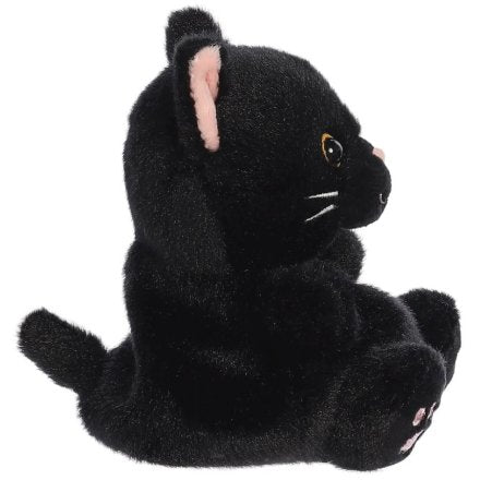 Palm Pal Twilight Black Cat Soft Toy