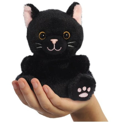 Palm Pal Twilight Black Cat Soft Toy