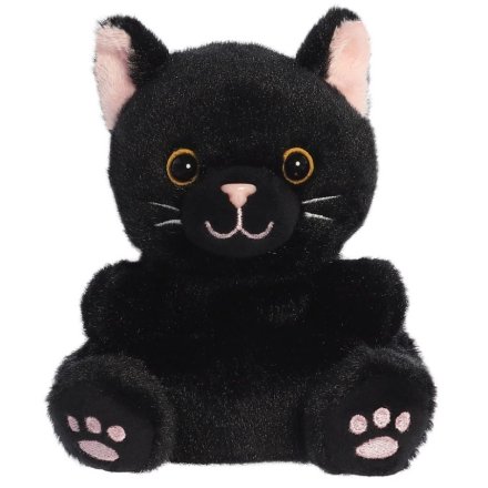 Palm Pal Twilight Black Cat Soft Toy