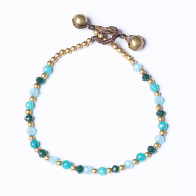 Brass Crystal Healing Bracelets - More Designs Available