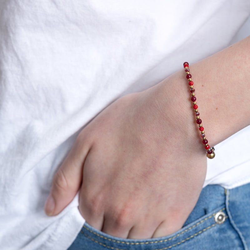 Brass Crystal Healing Bracelets - More Designs Available