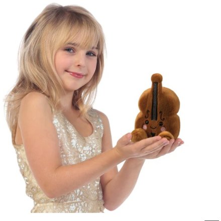 Vanessa Violin Palm Pal Soft Toy