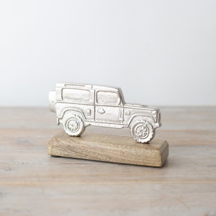 Jeep On Wooden Base