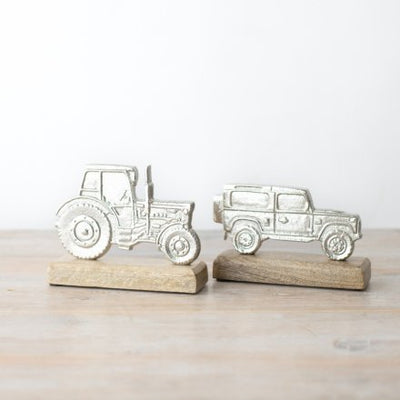 Jeep On Wooden Base