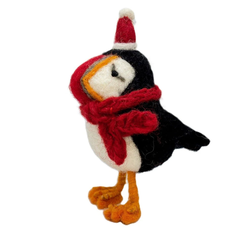 Christmas Puffin Decoration