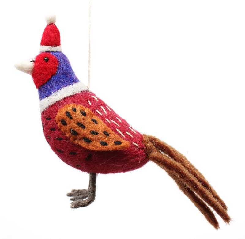 Christmas Pheasant Decoration