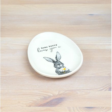 Some Bunny Loves You Plate