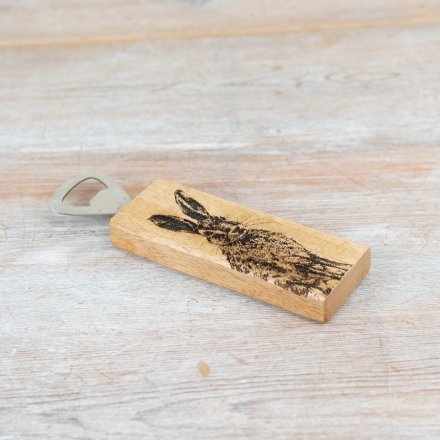 Rabbit Wooden Bottle Opener
