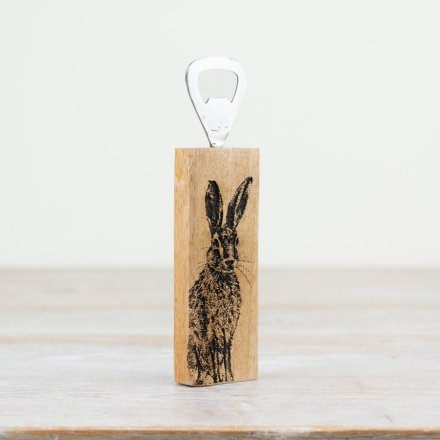 Rabbit Wooden Bottle Opener