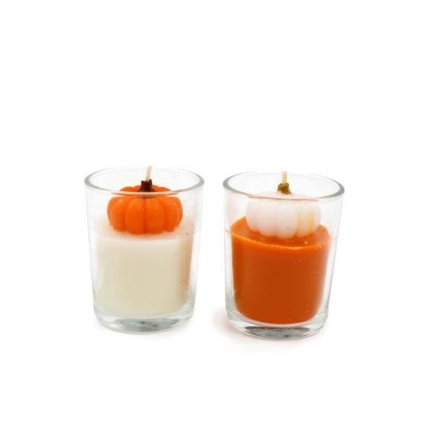 Mini Pumpkin Votive Candle