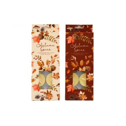 Autumn Leaf Tealights