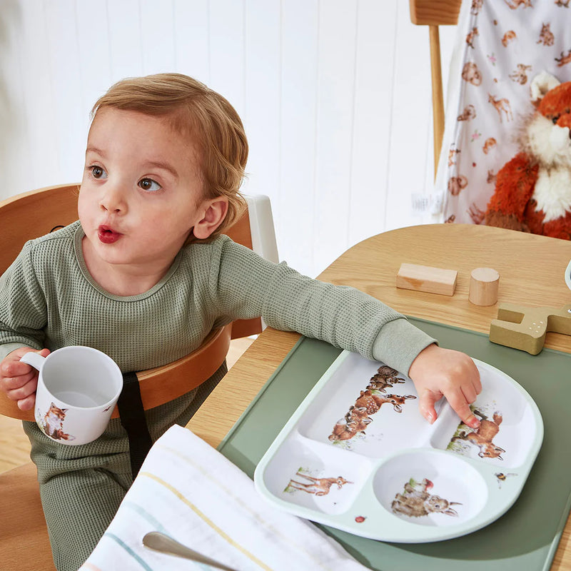 Little Wren Divided Plate & Bowl Set
