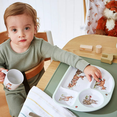 Little Wren Divided Plate & Bowl Set