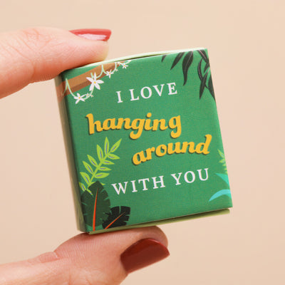 Hanging Around Sloth Matchbox Token
