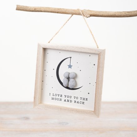 Love You To The Moon Sign