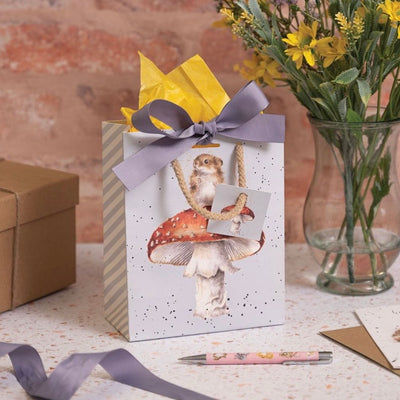'He's A Fun-Gi' Mouse Small Gift Bag