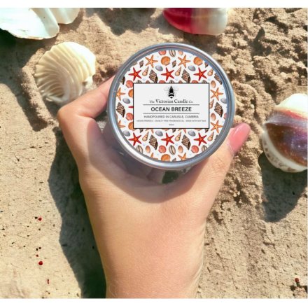 Ocean Breeze Tin Candle