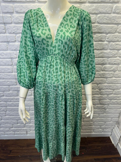 Sylvie Leopard Dress - More Colours Available