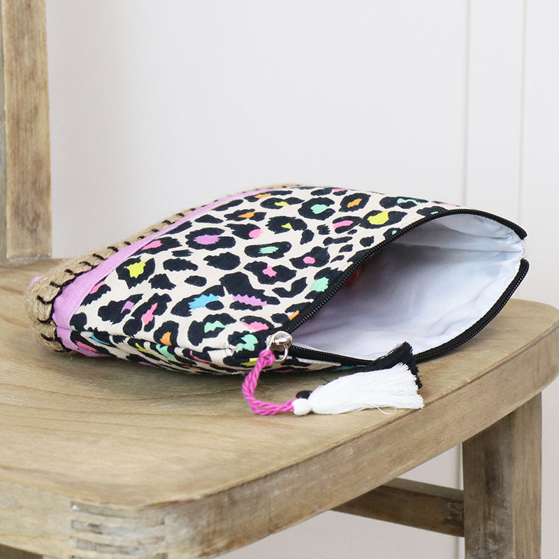 Multicolour Animal Print Travel Pouch