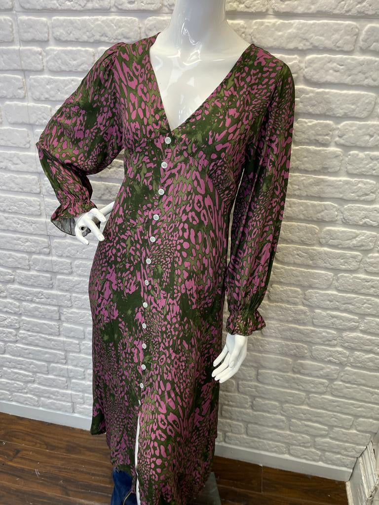 Lillian Button Dress - More Colours Available