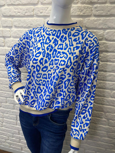Rebecca Leopard Print Sweatshirt - More Colours Available