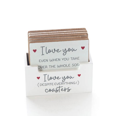 I Love You Even When Coasters
