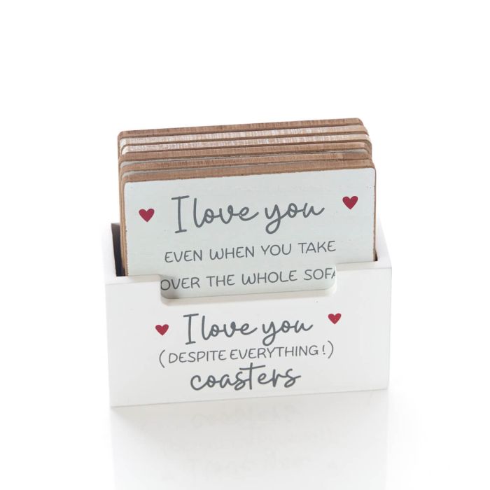 I Love You Even When Coasters