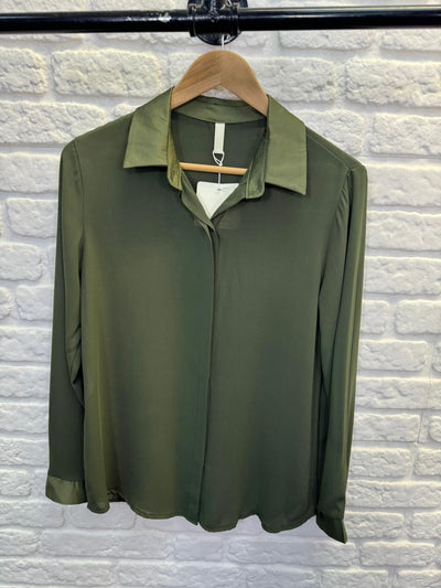 Susan Satin Shirt - More Colours Available