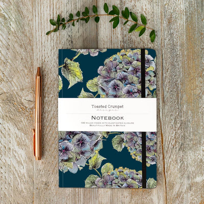 Hydrandea A5 Lined Notebook